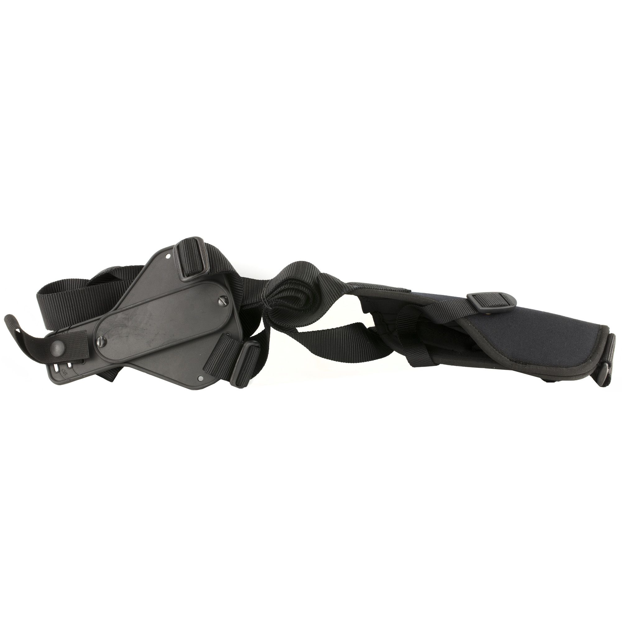 Uncle Mike's Vertical Shoulder Holster, Size 1, Fits Medium Auto With 4" Barrel, Right Hand, Black