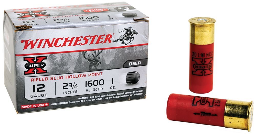 Winchester Ammo X12RS15VP Super X 12 Gauge 2.75" 1 oz 1600 fps Rifled Slug Shot Shotgun Ammo - 15 Rounds