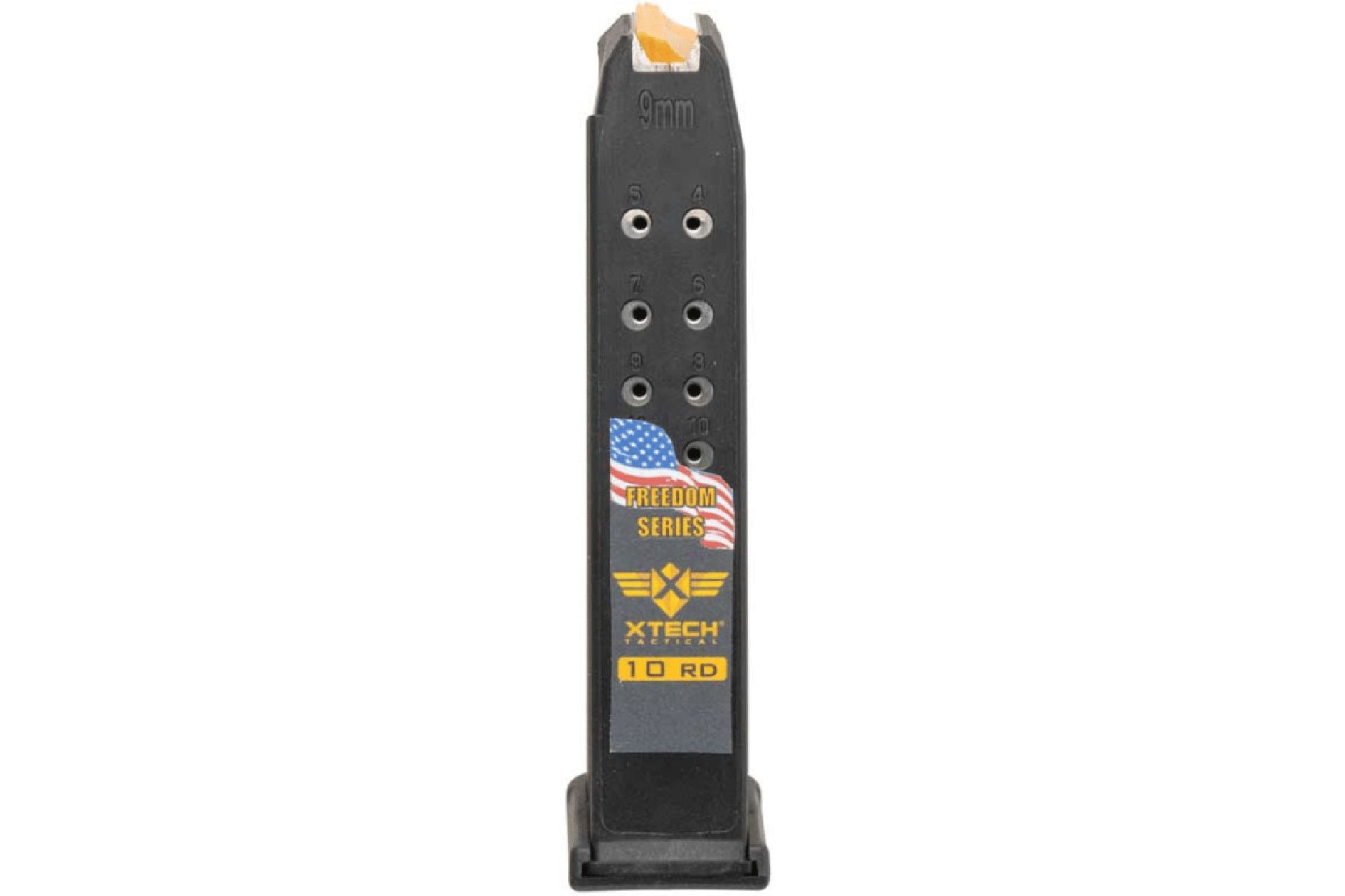 Xtech Tactical Steel Reinforced 10/17 10rd 9mm Magazine for Glock 17 with 17-7 SS Spring