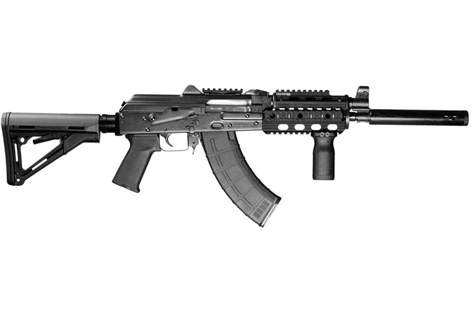 Zastava ZPAP92 10" 7.62X39 30rd Semi Auto CTR Stock Black