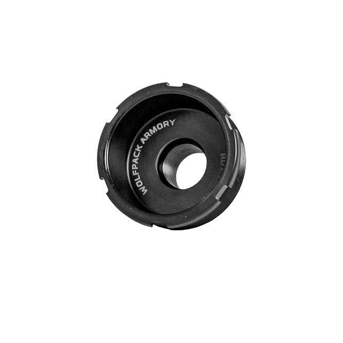 Wolfpack Armory RDT Direct-Thread HUB Adapter 1/2x28 - Black Nitride