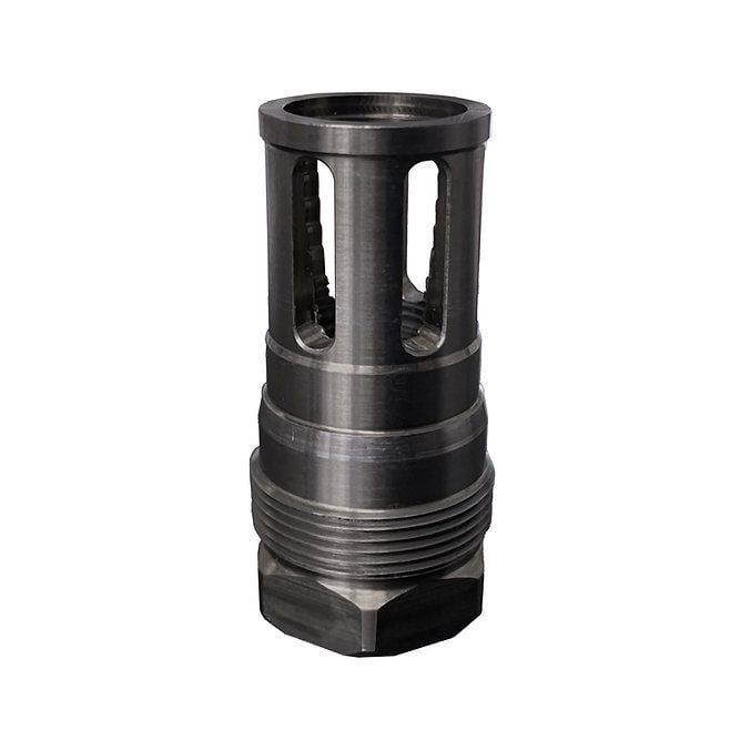 Wolfpack Armory Recessed Night Howler Flash Hider Plan B 1/2x28 - Black Nitride