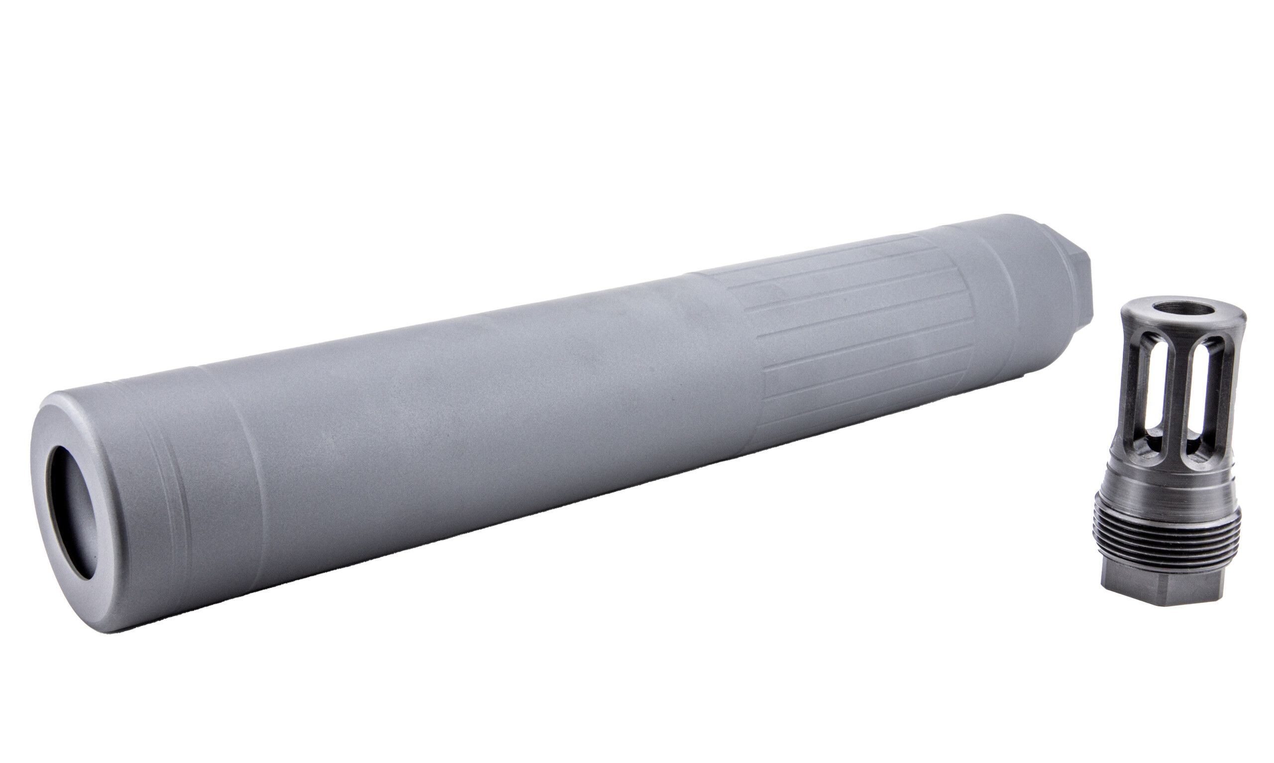 KGM Rogue-Ti R50T Taper-Mount Suppressor - Sniper Gray