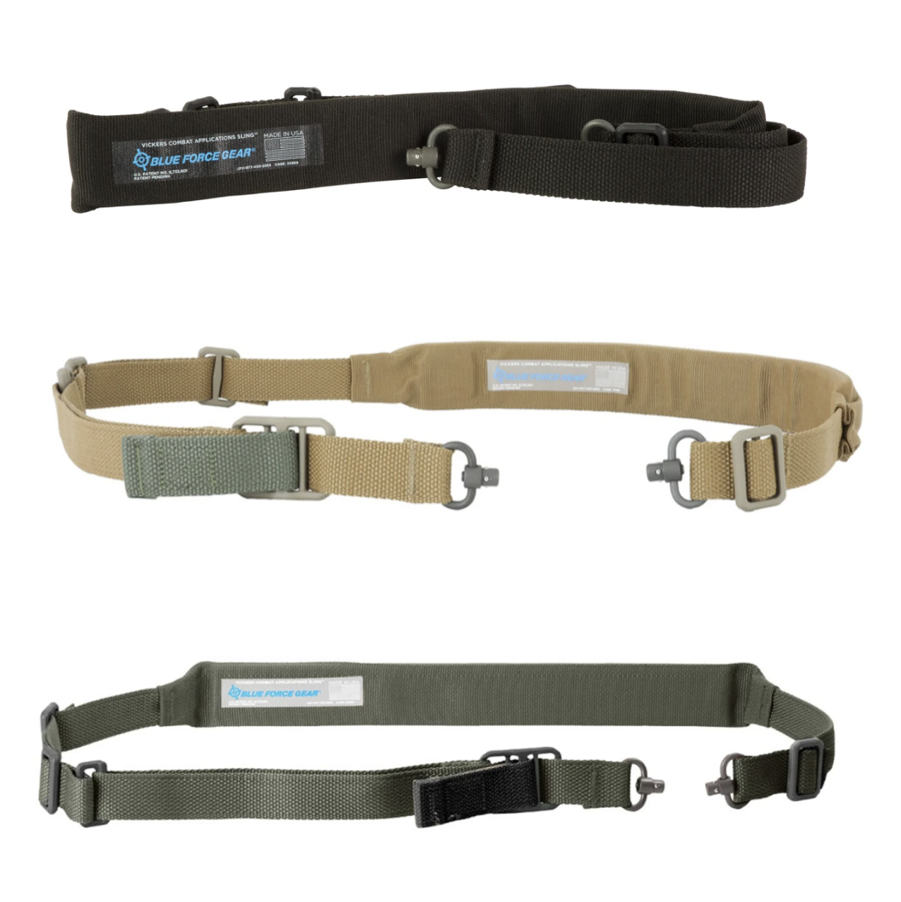 Blue Force Gear Vickers Padded Push-Button 2-Point Sling